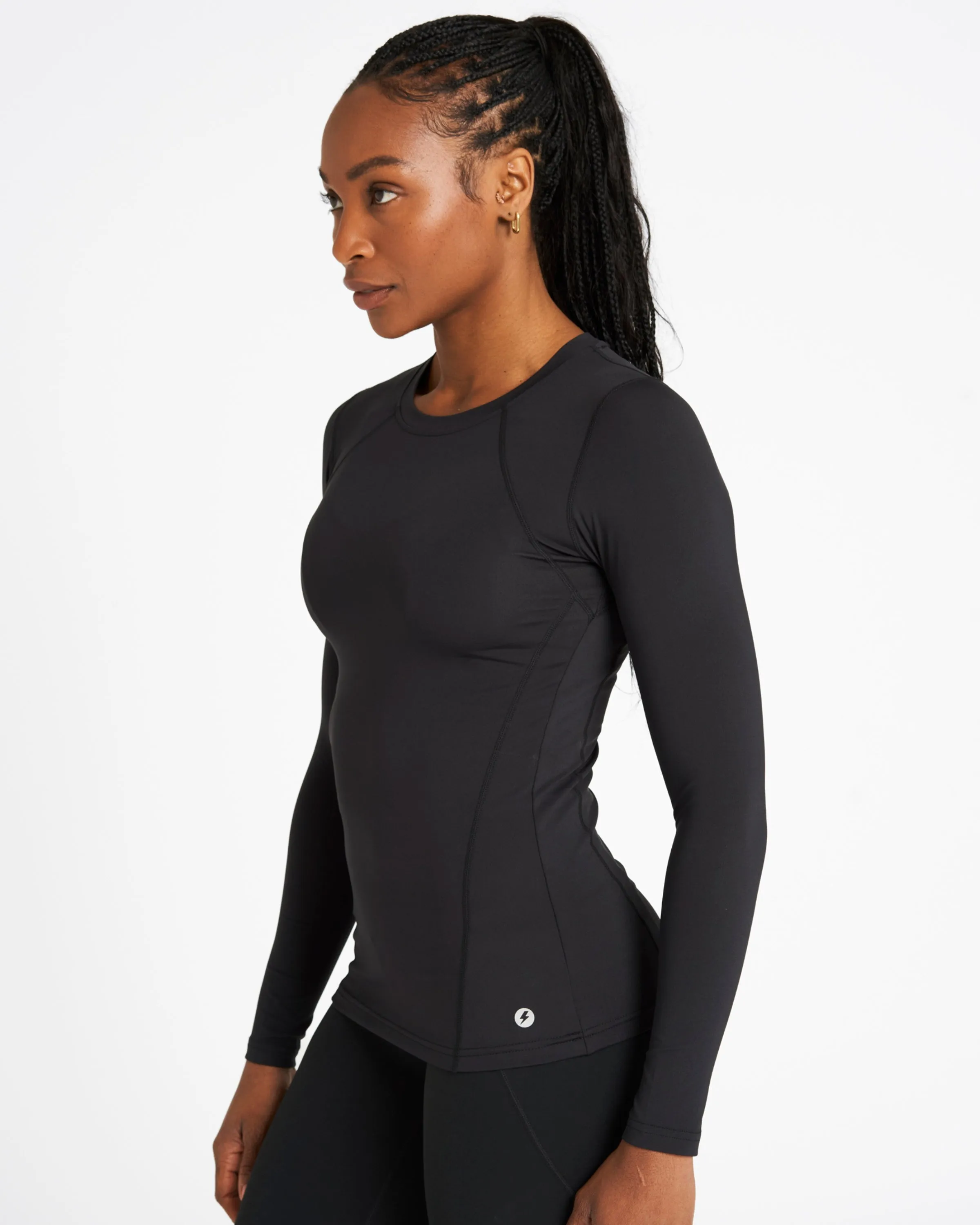 Sculpt Perform Long Sleeve Top Black