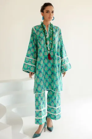 SEFA (ZRW-20921) | Zaha RTW Poplin Collection 2023 | Stitched Lawn Cambric Cotton Suits