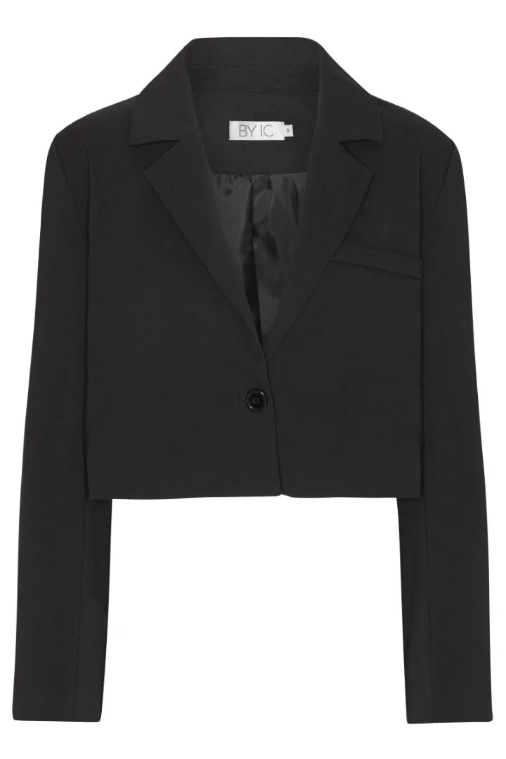 SelmaIC Cropped Blazer - Sort