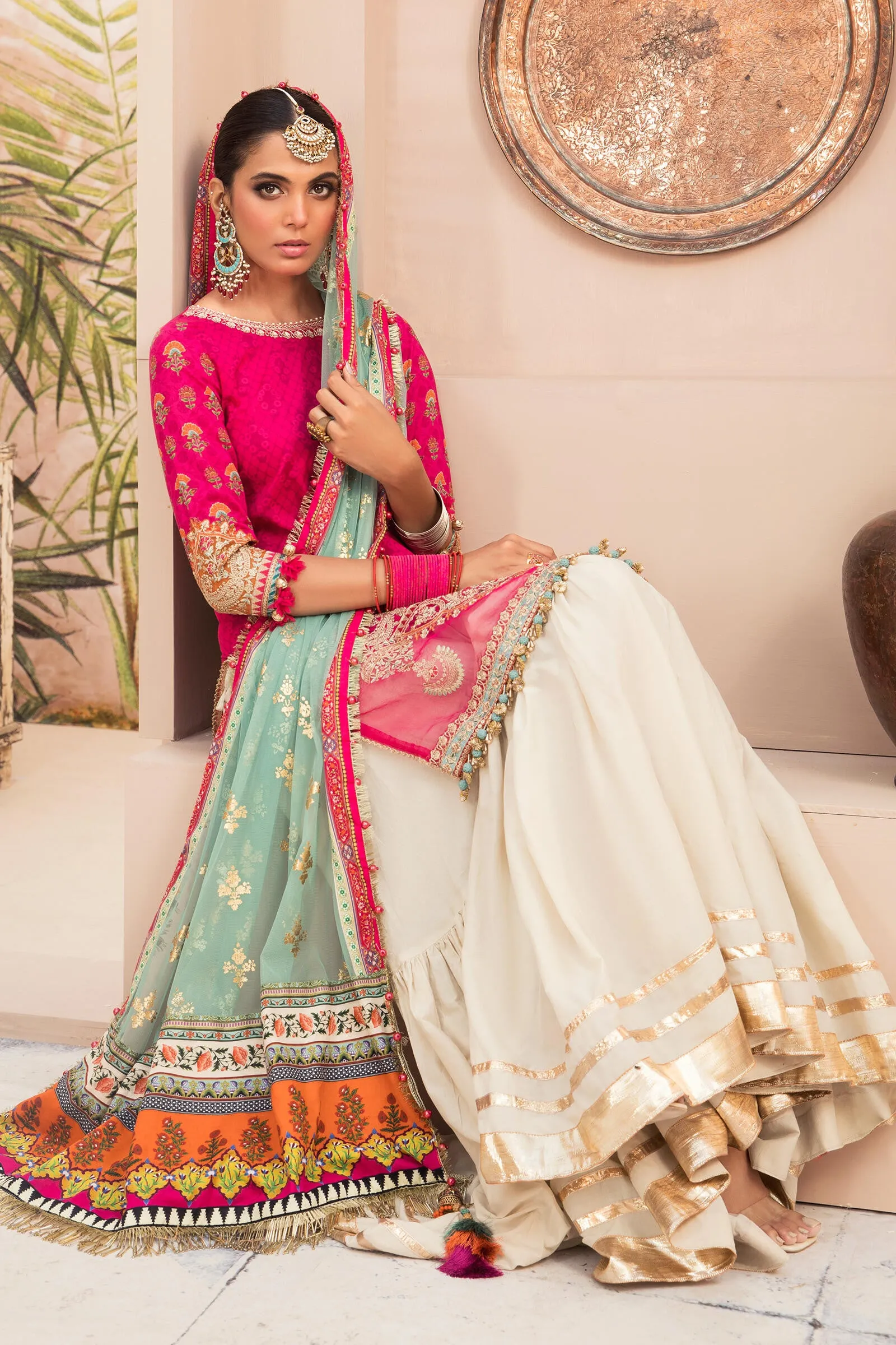 Sharara Dress for Girl by Pakistani Designer #PN494