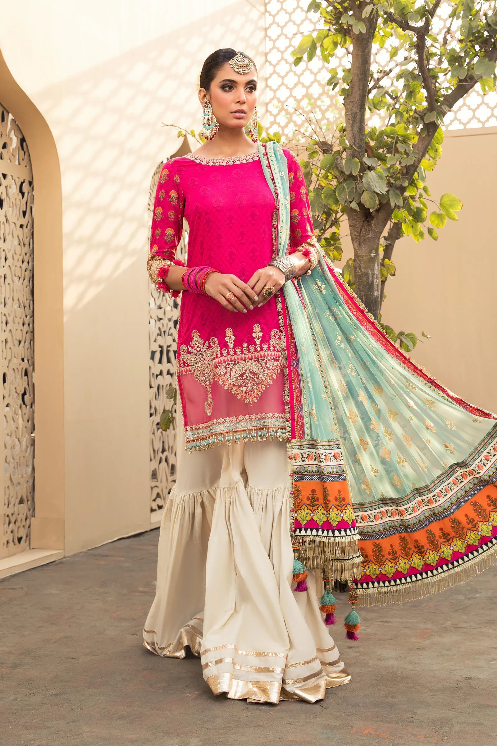 Sharara Dress for Girl by Pakistani Designer #PN494