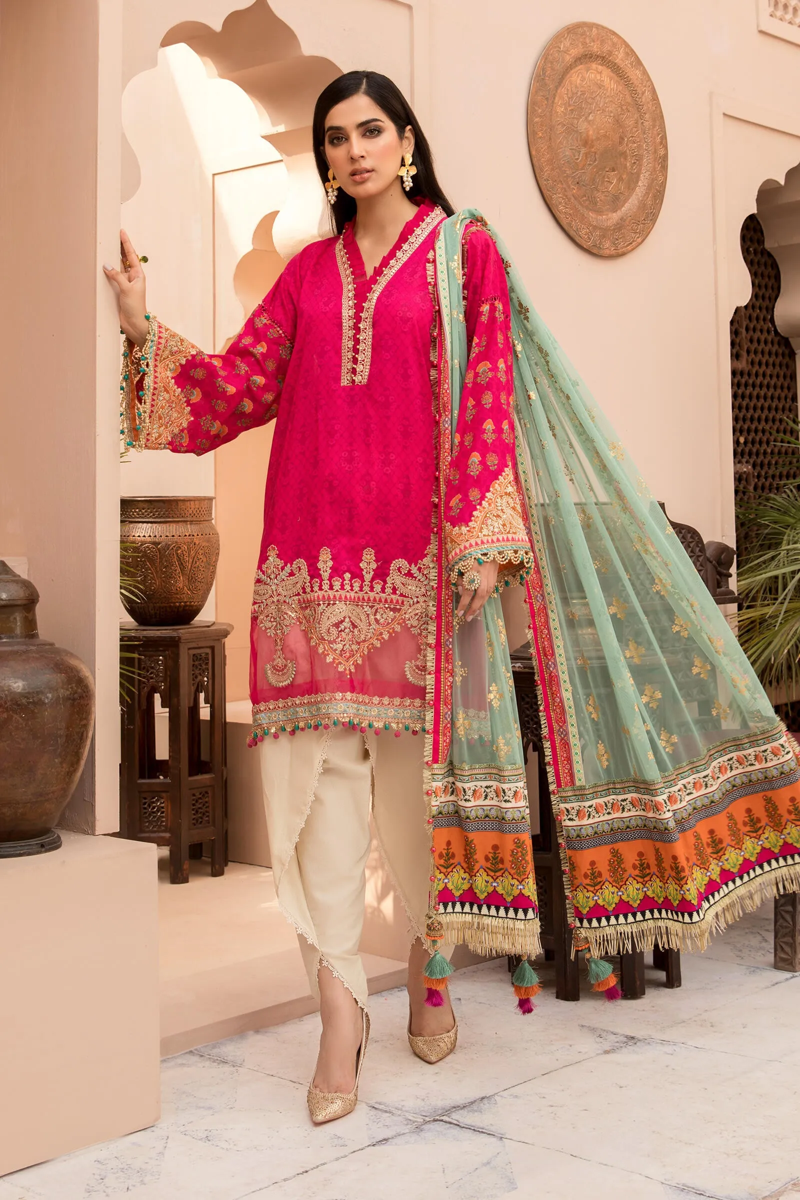 Sharara Dress for Girl by Pakistani Designer #PN494