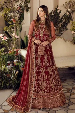 SIENNA | Afrozeh La Fuchsia Wedding Edition 2022 | Unstitched Embroidered Net Suits