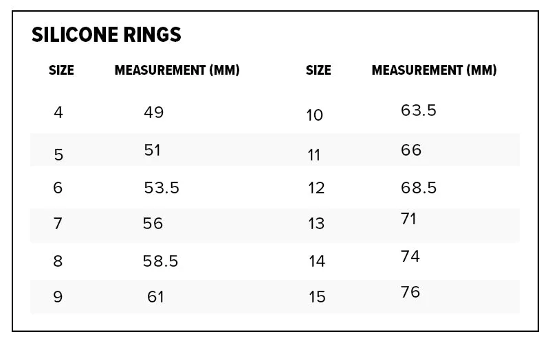 Silicone Ring 5 Pack