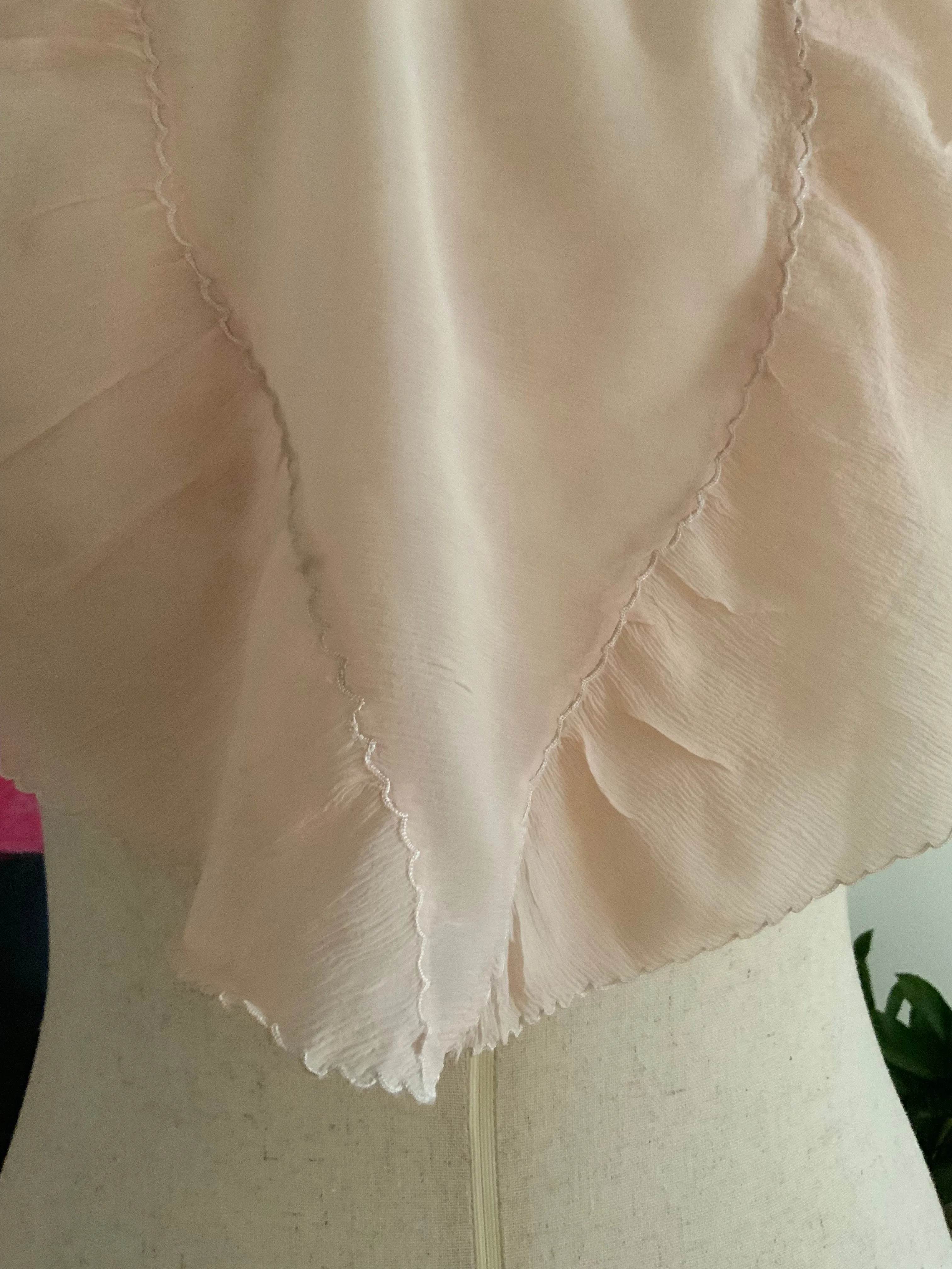 Silk Cape Bed Jacket - 30s -30I