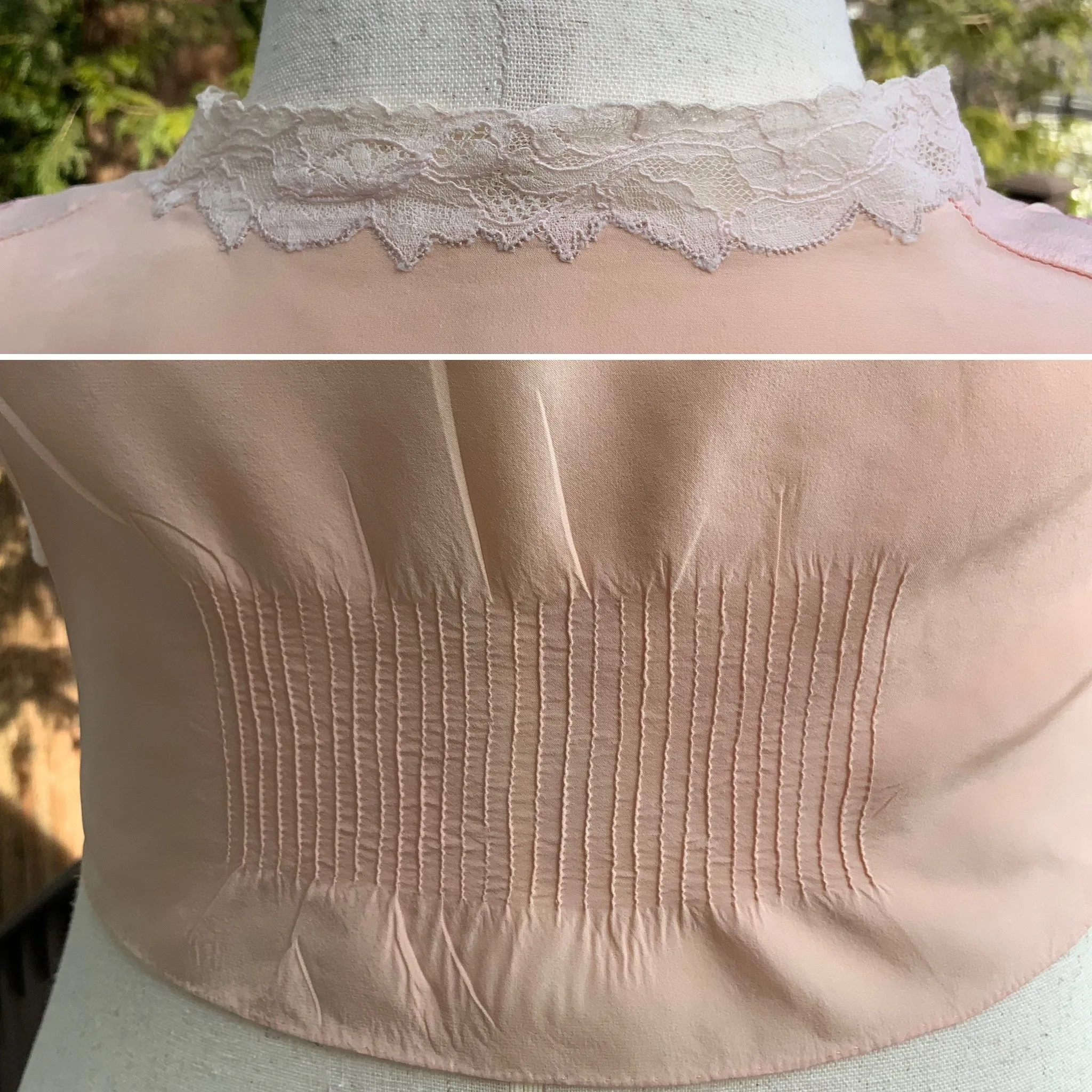 Silk Embroidered Bed Jacket - 40s - 40K