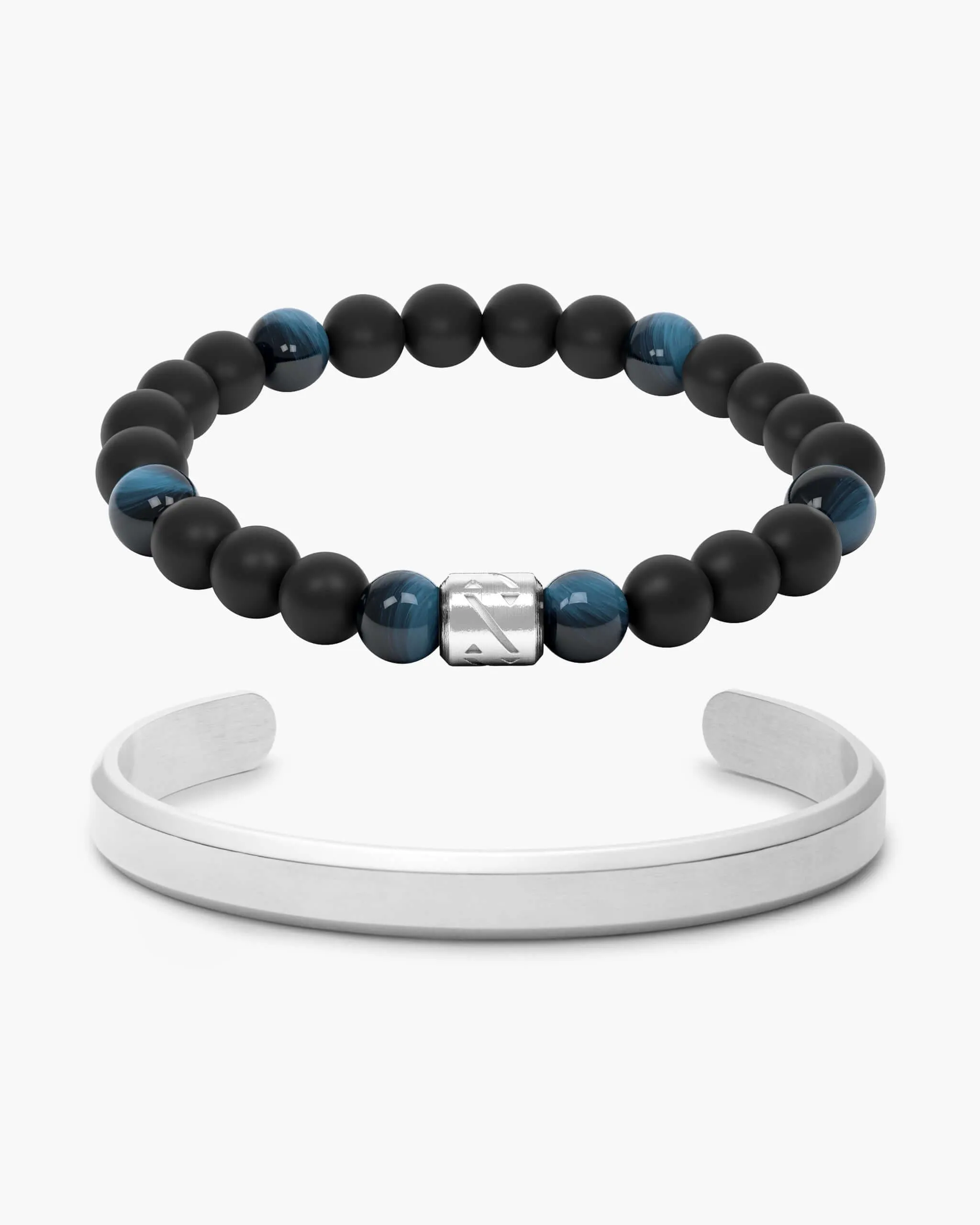 Silver Bracelet Stack