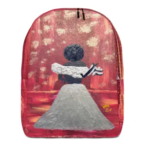 Silver Dress Minimalist Backpack