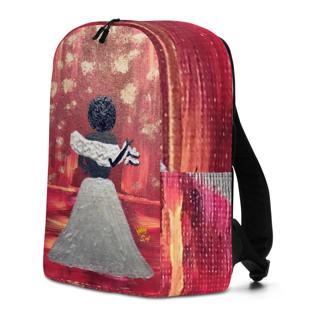 Silver Dress Minimalist Backpack