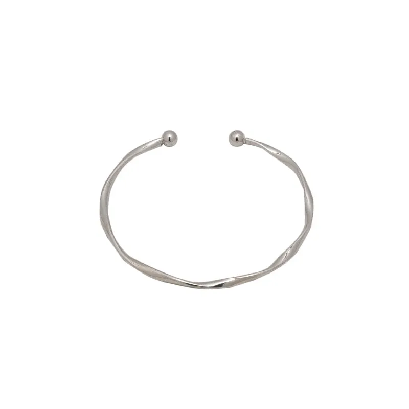 Silver Open Bracelet