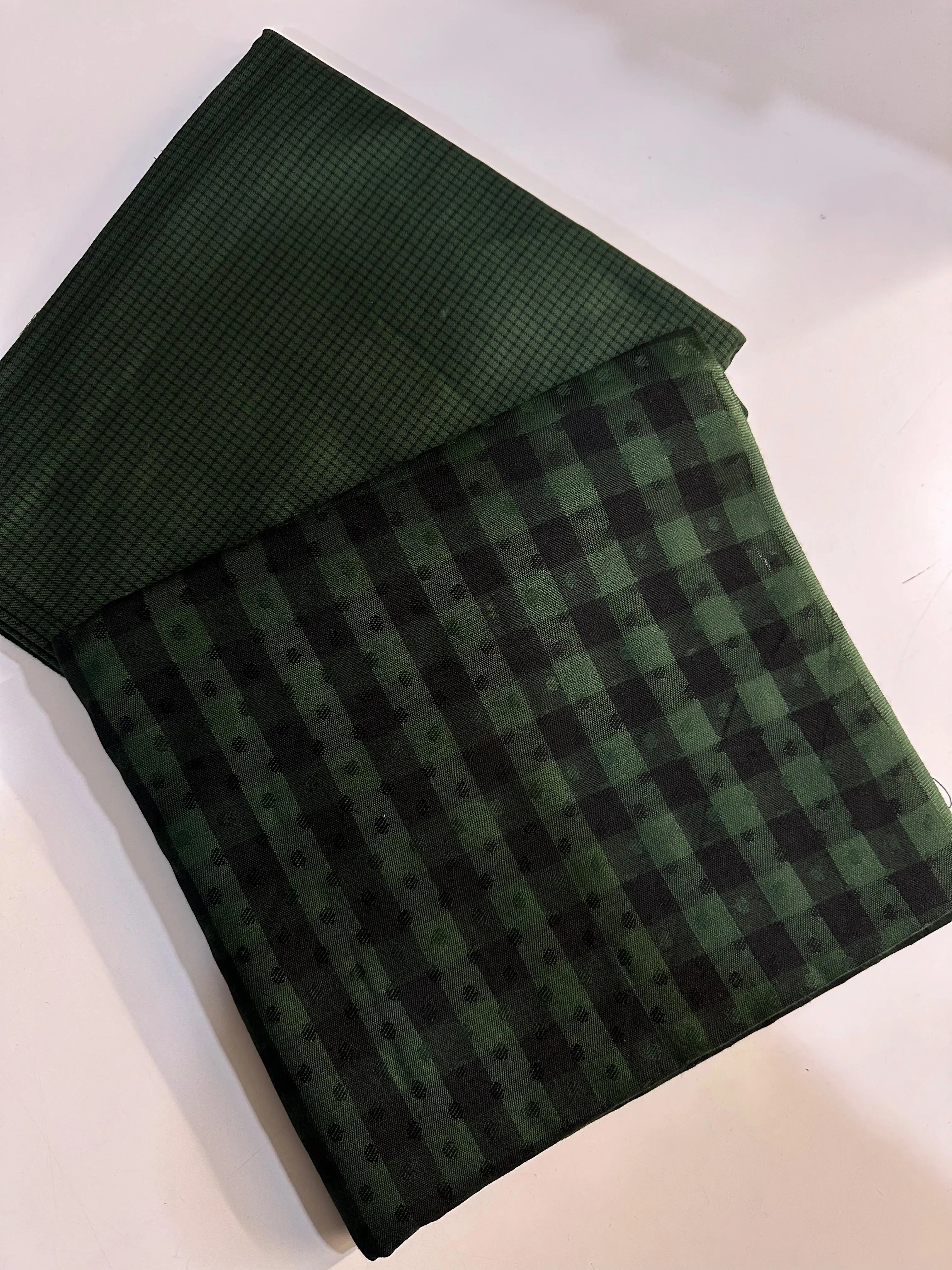 Singhar -Dark green- unstitched 2 piece suits by ABC