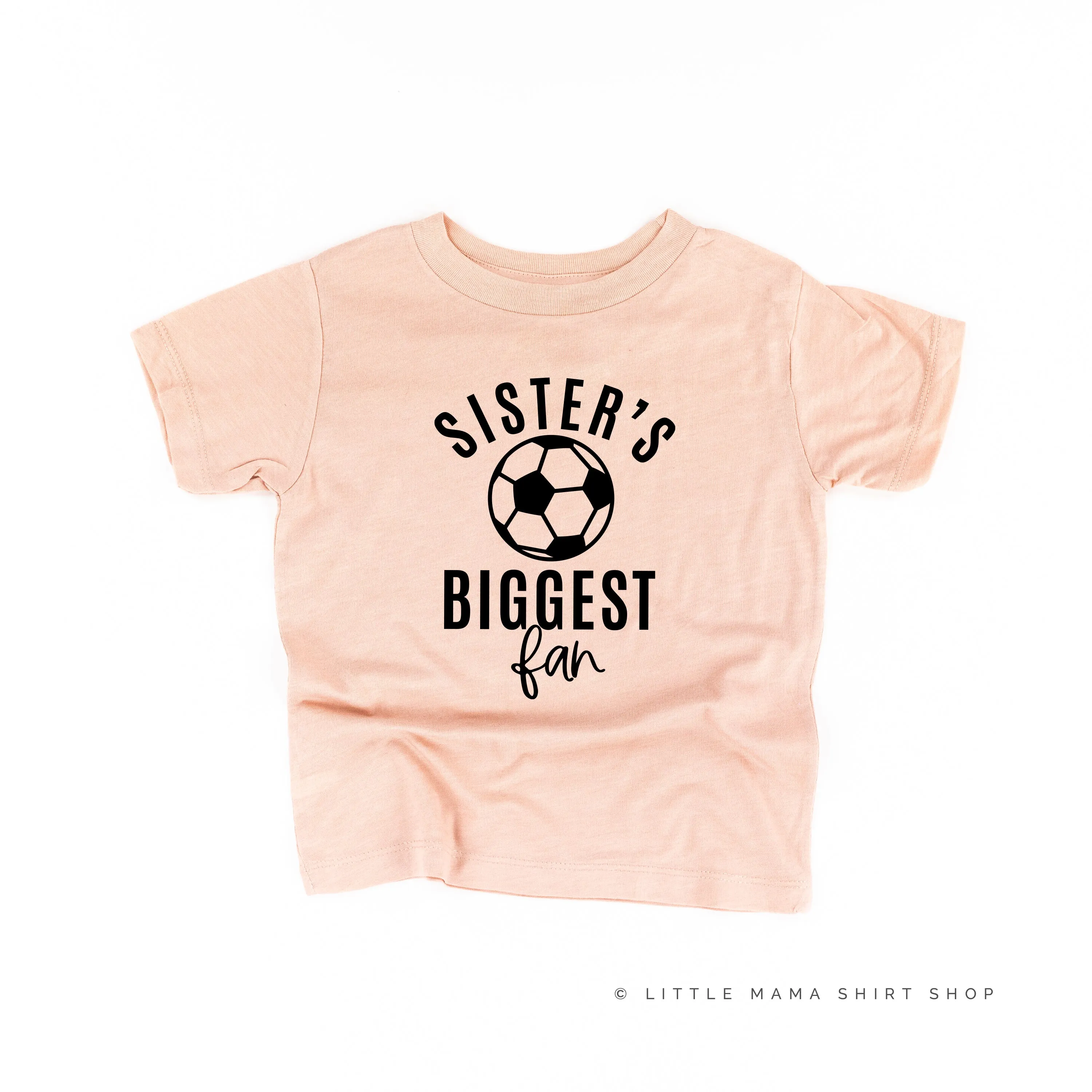 Sister's Biggest Fan - (Soccer) - Short Sleeve Child Shirt
