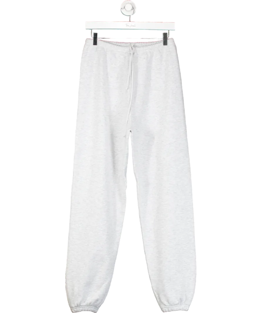 SKIMS Grey Cotton Blend Fleece Track Pants UK S
