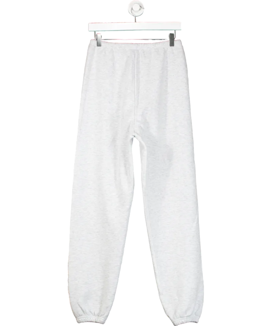 SKIMS Grey Cotton Blend Fleece Track Pants UK S