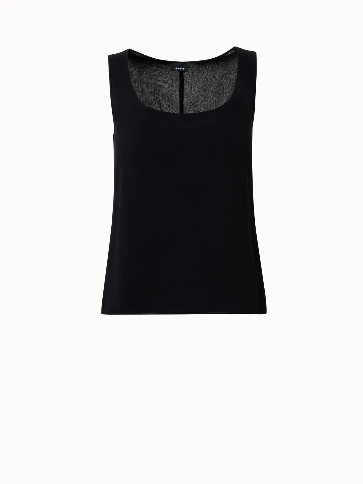 Sleeveless Silk Georgette Top