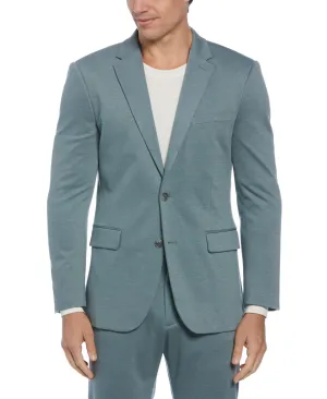 Slim Fit Two Tone Smart Knit Suit Jacket
