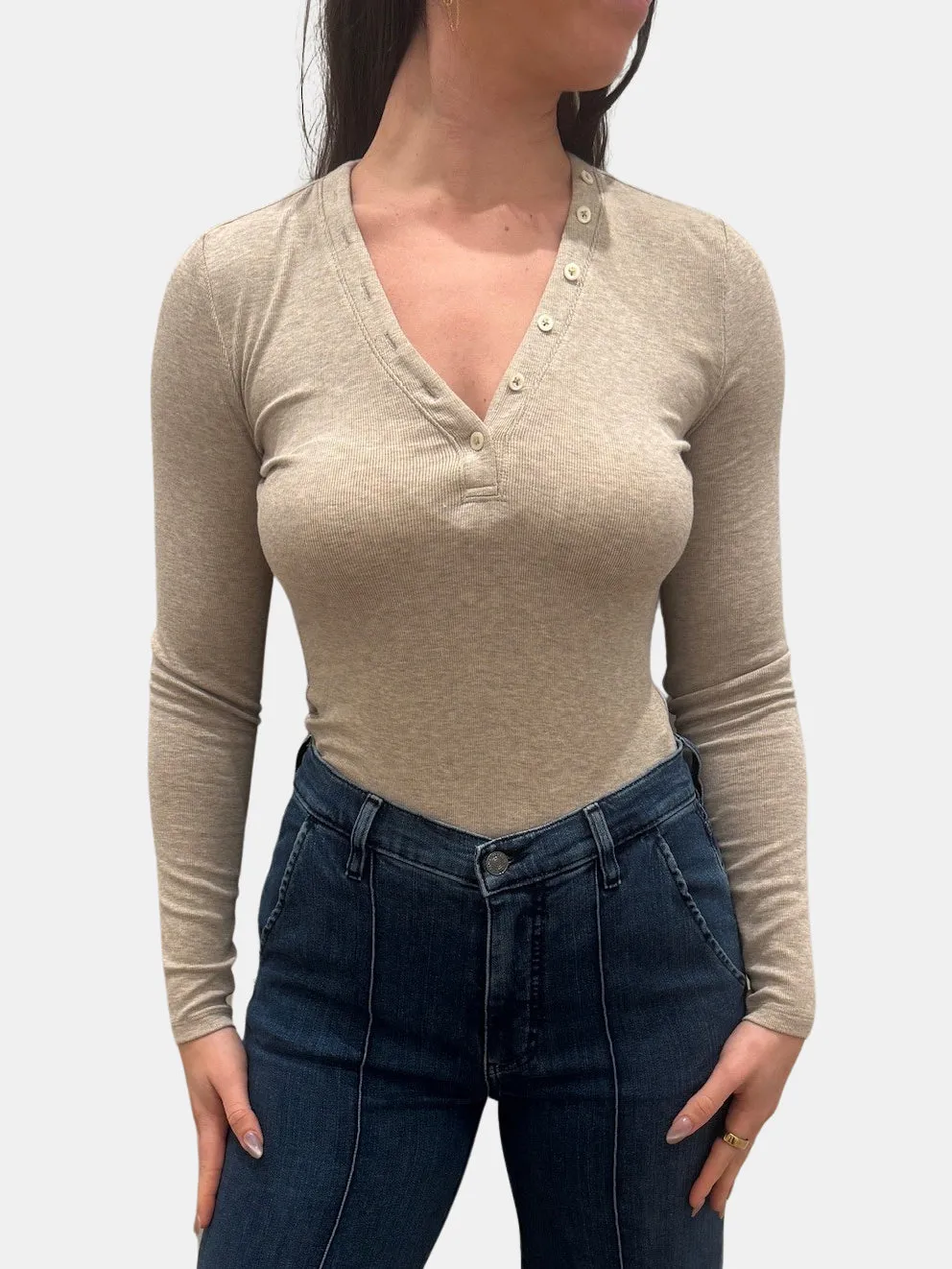 Slinky L/S Rib Henley