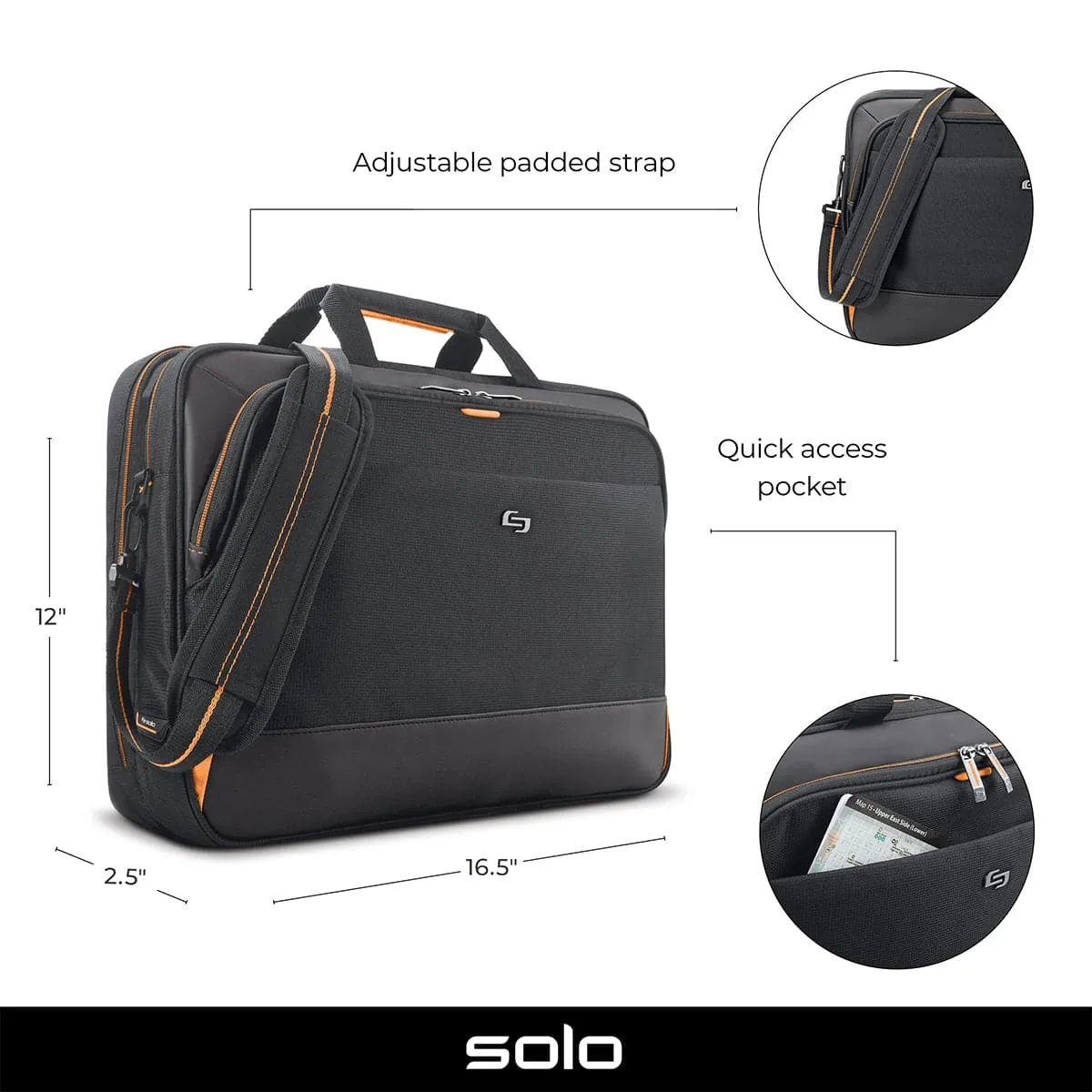 Solo Everyday Focus Briefcase