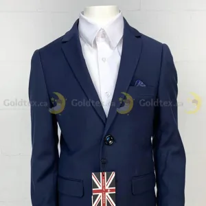Soul of London® 2 Piece Boys Kids Navy Suit