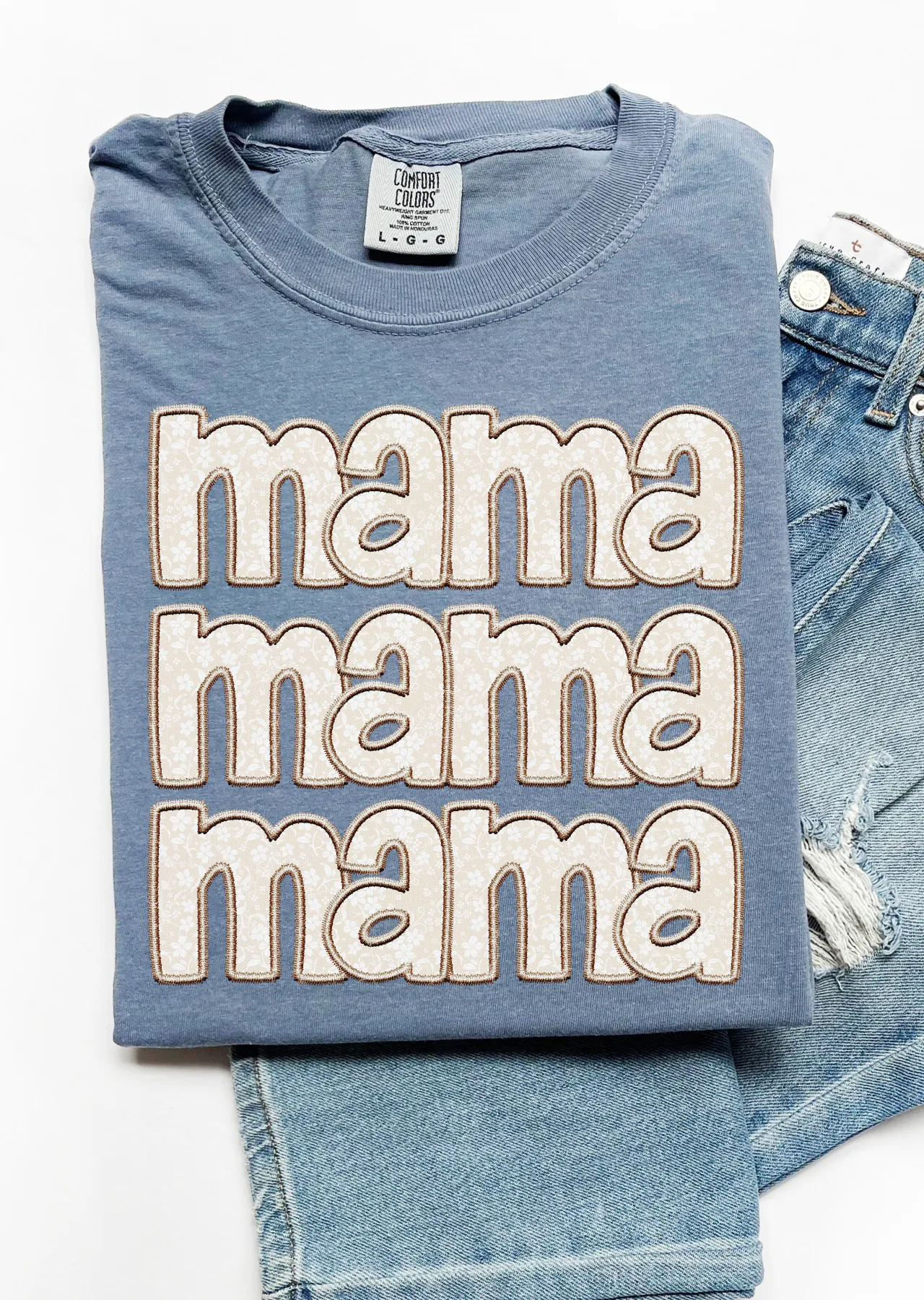 Stacked Mama Comfort Colors T-Shirt