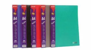 Standard color display book A4 size 60 pockets