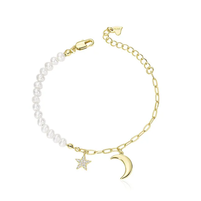 Star and Moon Bracelet