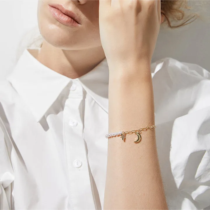 Star and Moon Bracelet