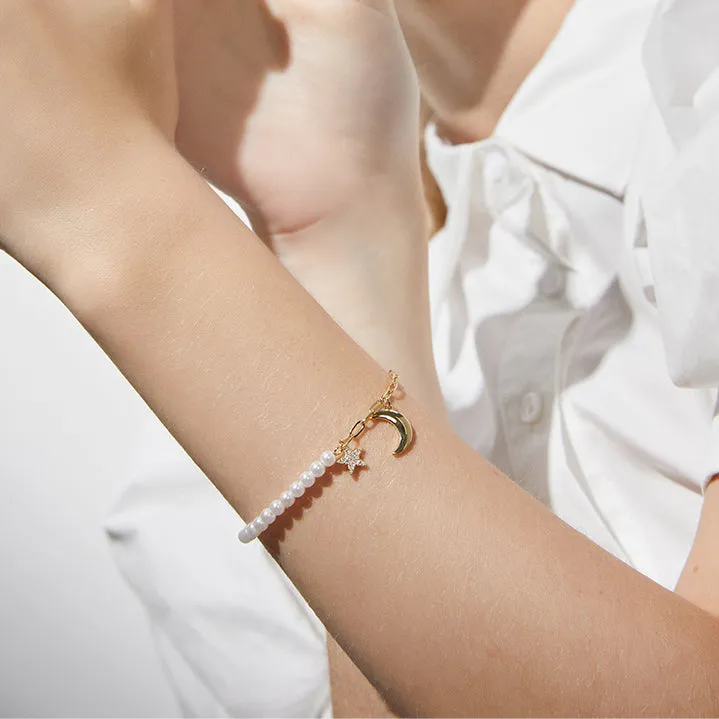 Star and Moon Bracelet