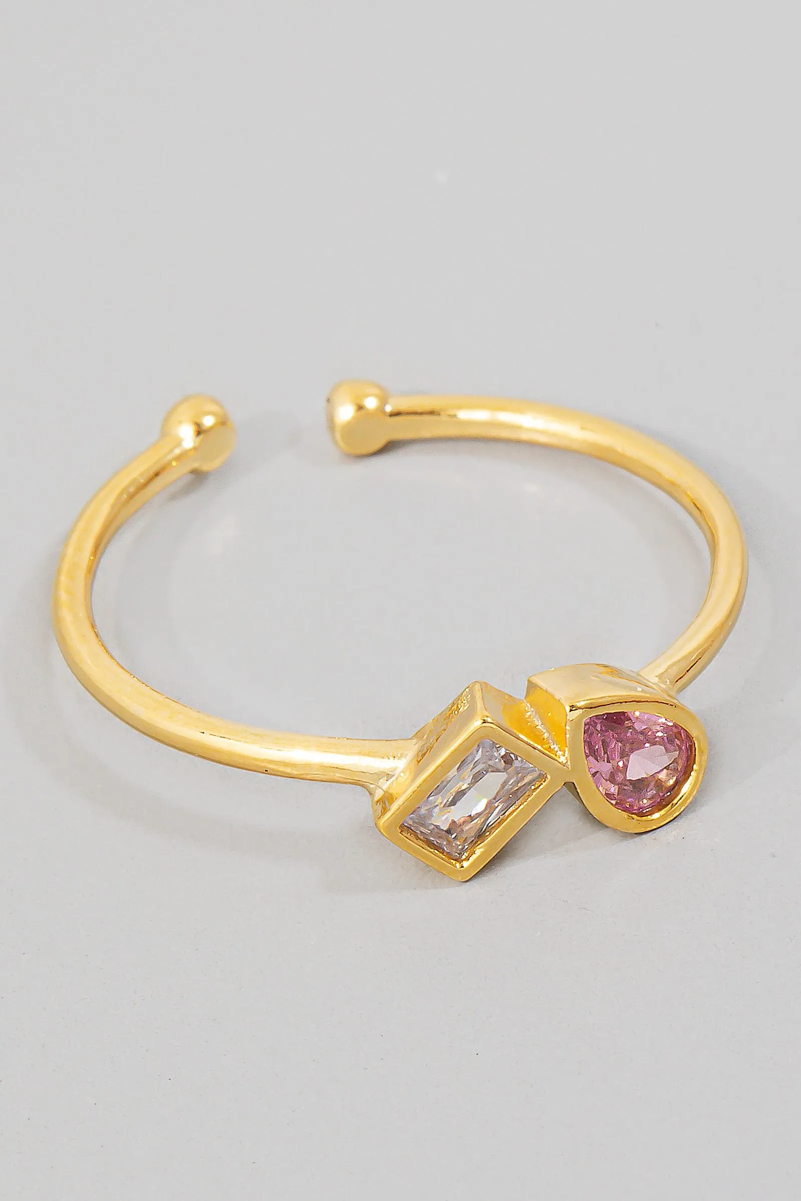 STELLA GOLD DIPPED CZ RING