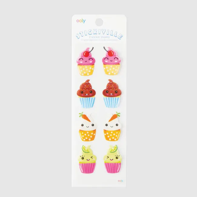 Stickiville Stickers - Happy Cupcakes