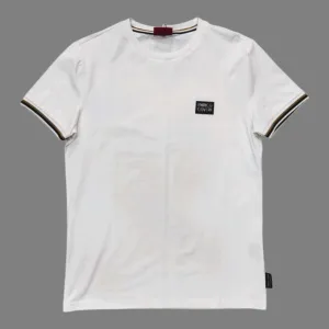 Striped Sleeve T-Shirt (White)