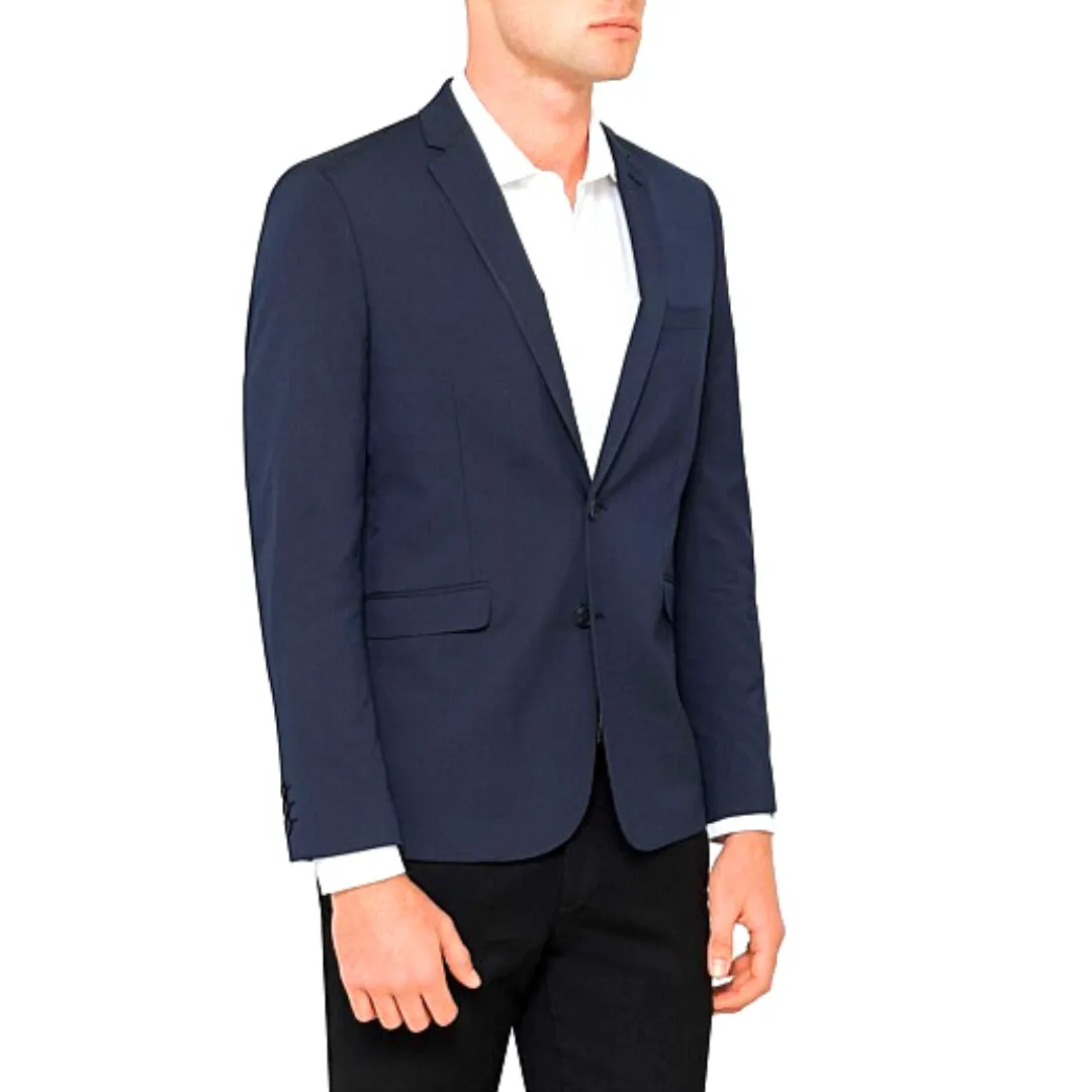 STUDIO W MEN'S SUPER SLIM SUIT JACKET NAVY