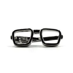 Sunglasses Gun Metal Tie Bar