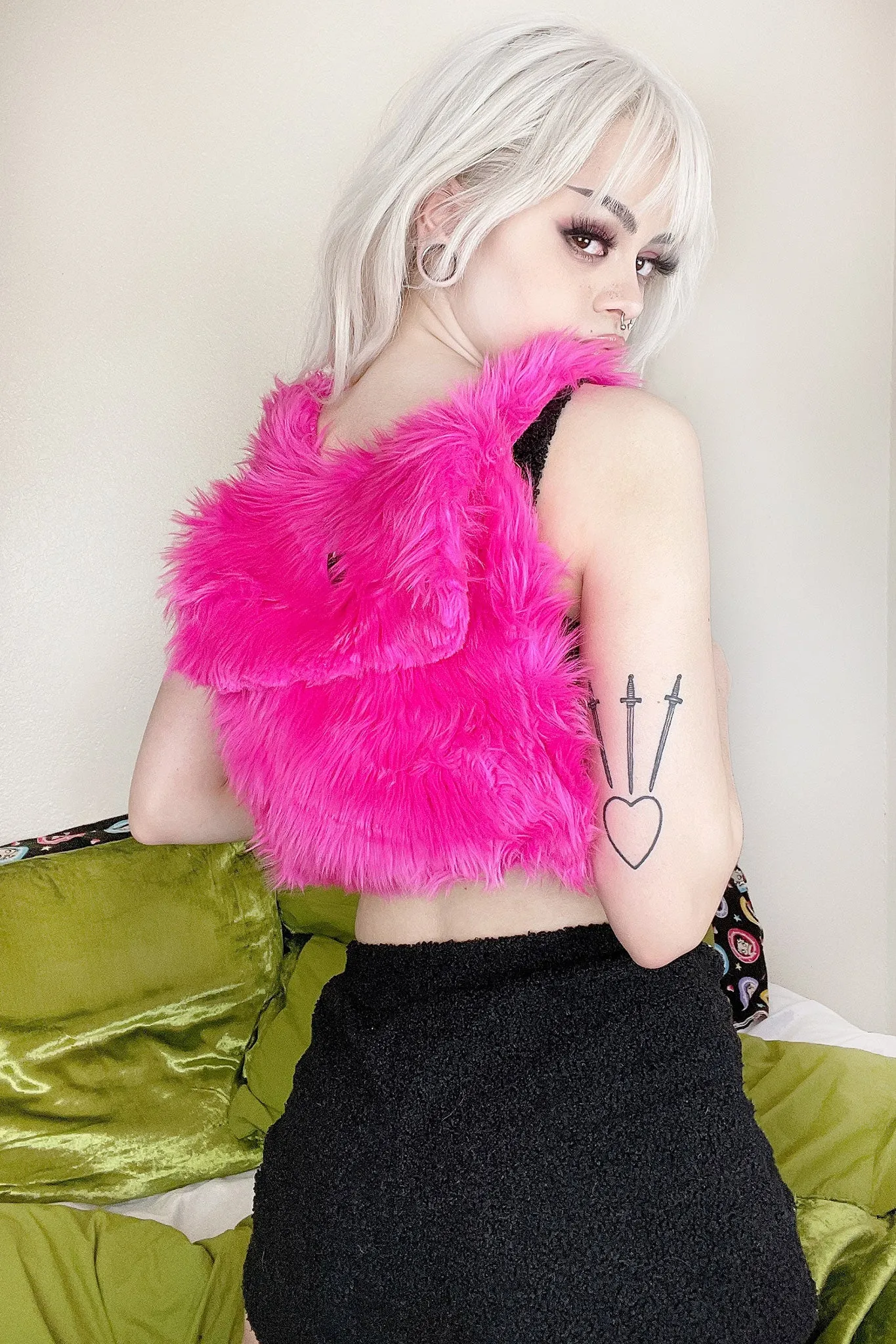 Sweet Like Candy Fur Backpack