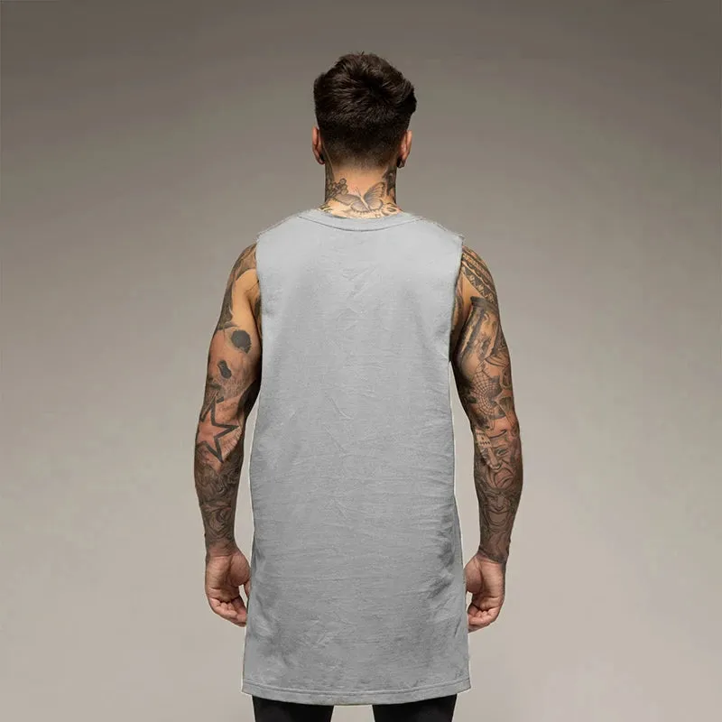 Tank Top Gym Fitness Workout Cotton Sleeveless Shirt