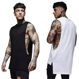 Tank Top Gym Fitness Workout Cotton Sleeveless Shirt