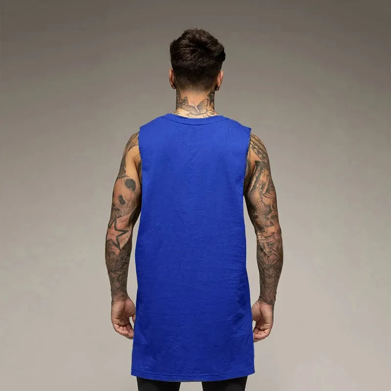 Tank Top Gym Fitness Workout Cotton Sleeveless Shirt