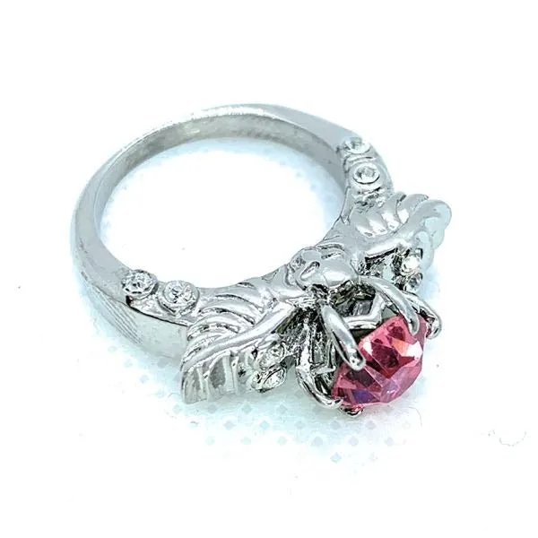 'Teschio d’Argento' Skull Wings Wedding/Engagement Rings (w039)