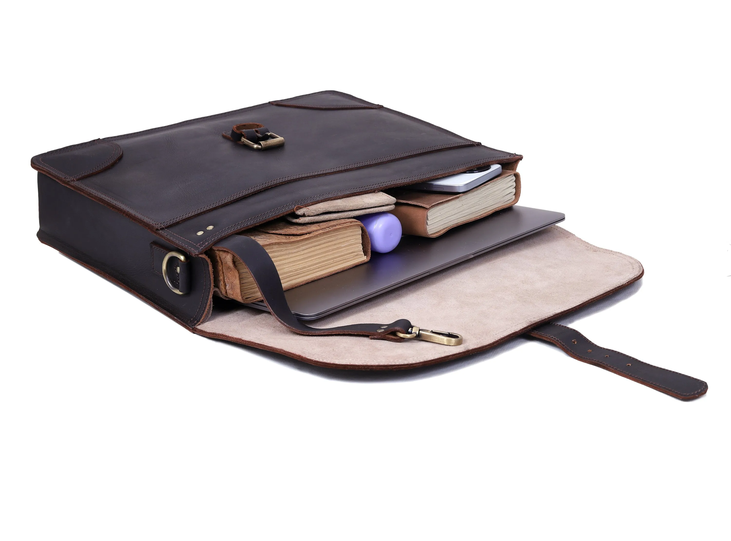 The Budget Leather Briefcase