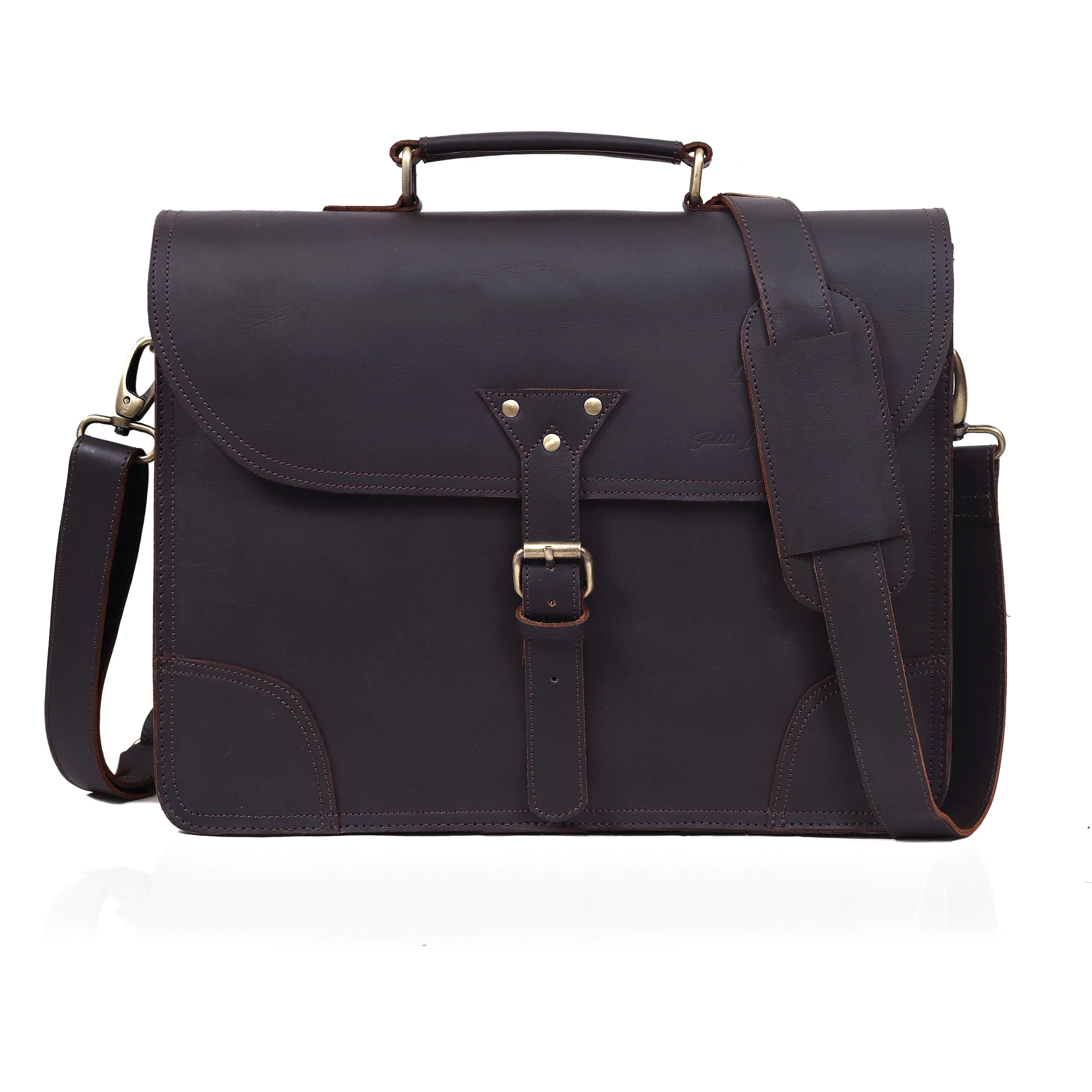 The Budget Leather Briefcase
