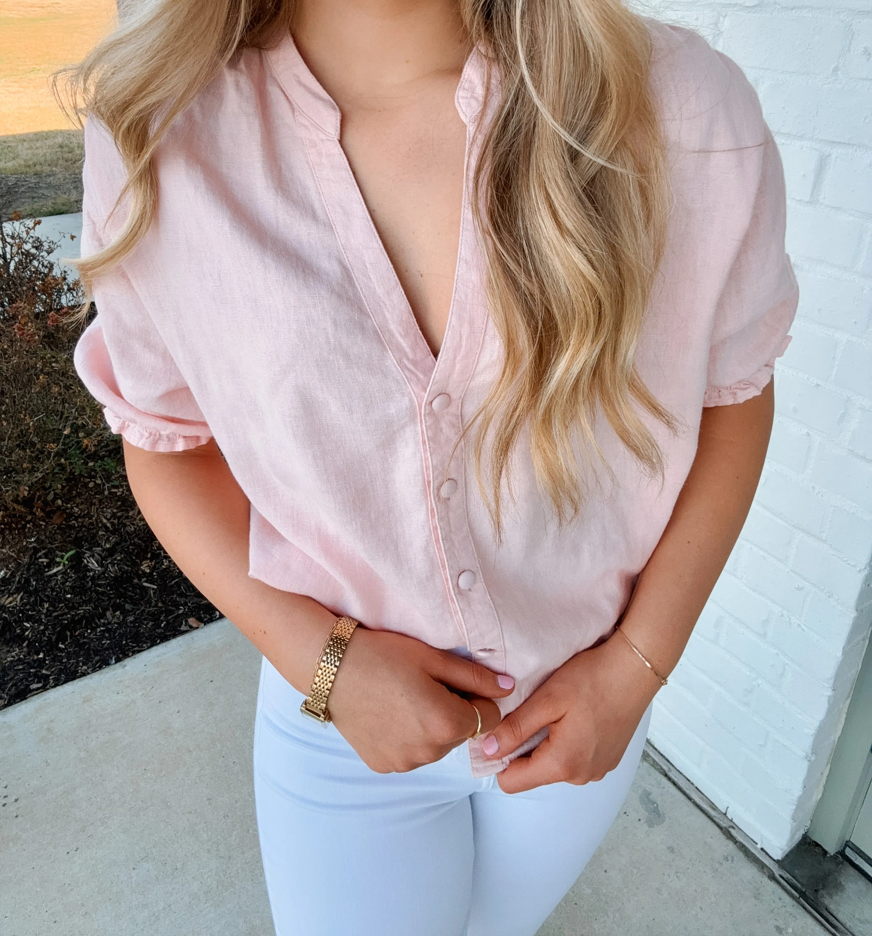 The Leisure Linen Top
