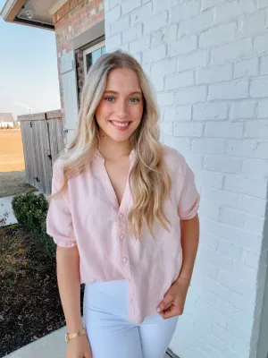 The Leisure Linen Top