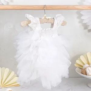 Tiffany Tutu Dress - White Cloud