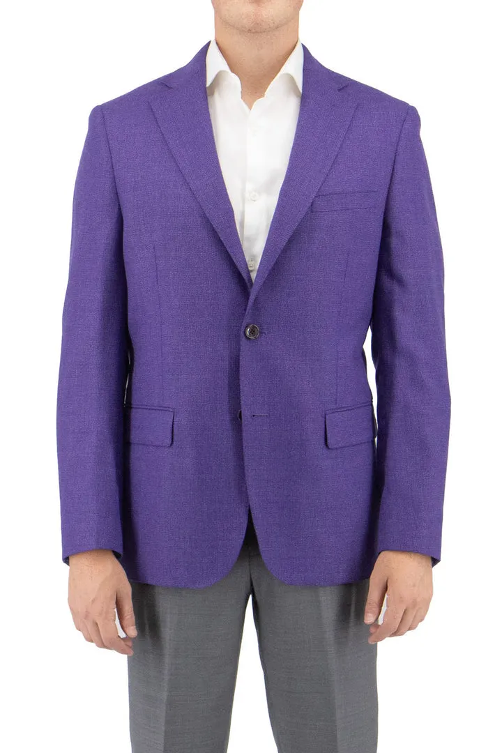 Tiglio Luxe Violet Dolcetto Modern Fit, Pure Wool Jacket TL3375