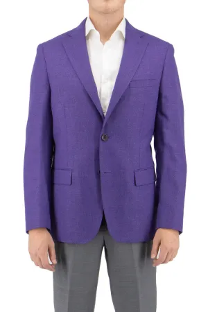 Tiglio Luxe Violet Dolcetto Modern Fit, Pure Wool Jacket TL3375