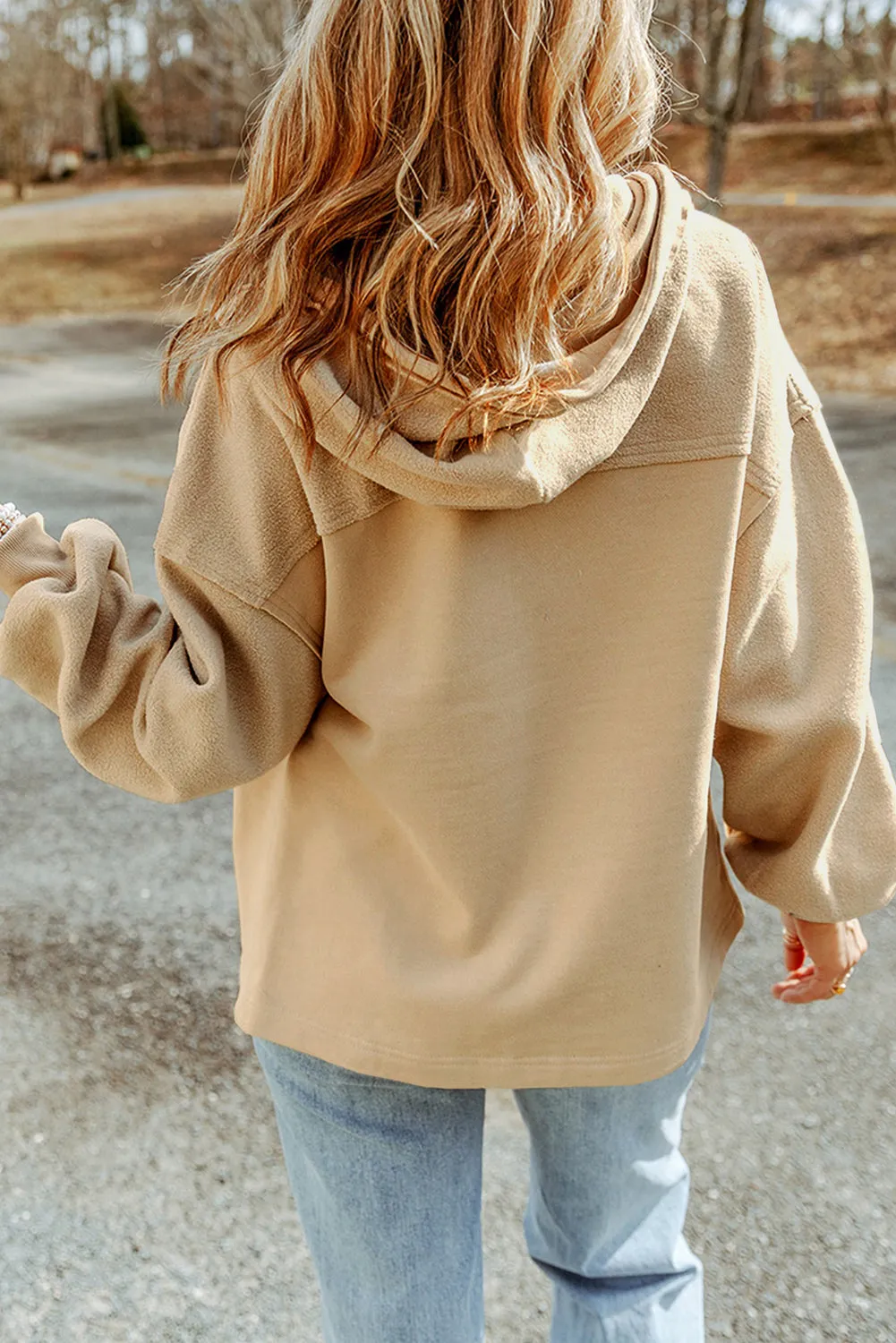 Tillie Zip-Up Drawstring Hooded Jacket