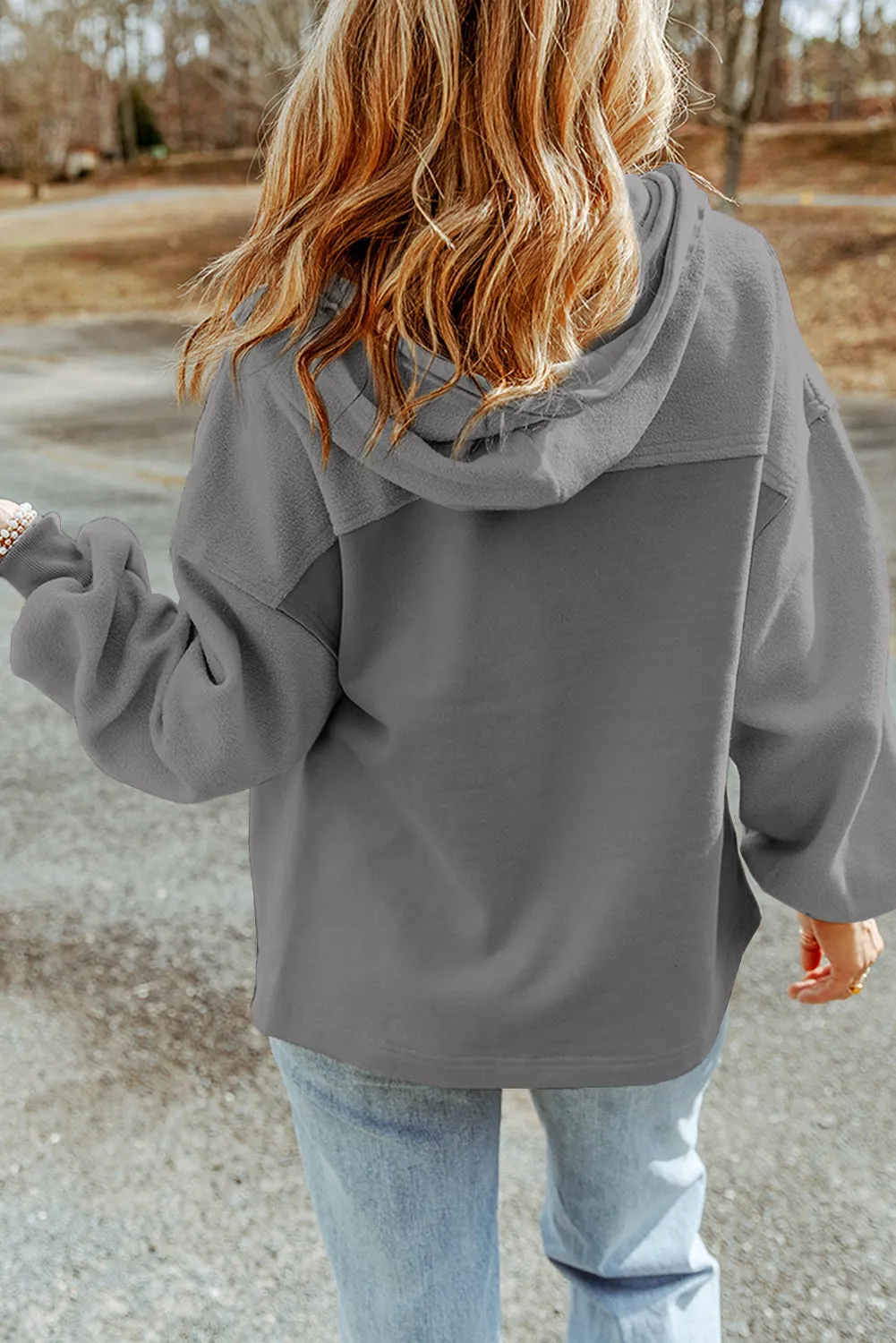 Tillie Zip-Up Drawstring Hooded Jacket