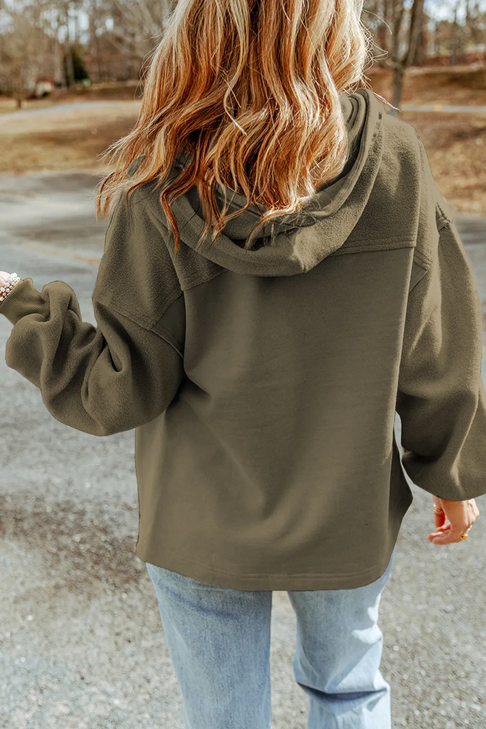 Tillie Zip-Up Drawstring Hooded Jacket