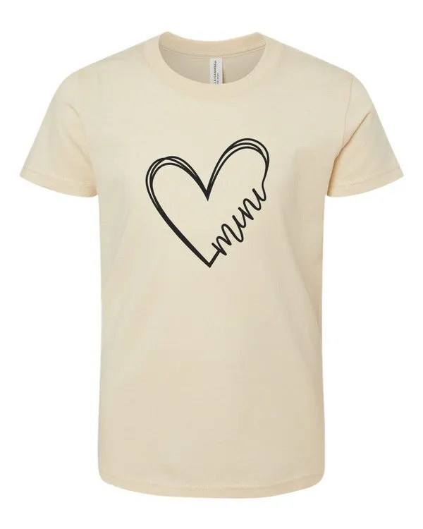 TODDLER Heart Mini Graphic Tee