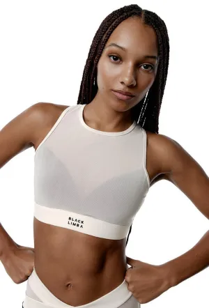 Top deportivo sujeción alta Evolve - Black & Cream